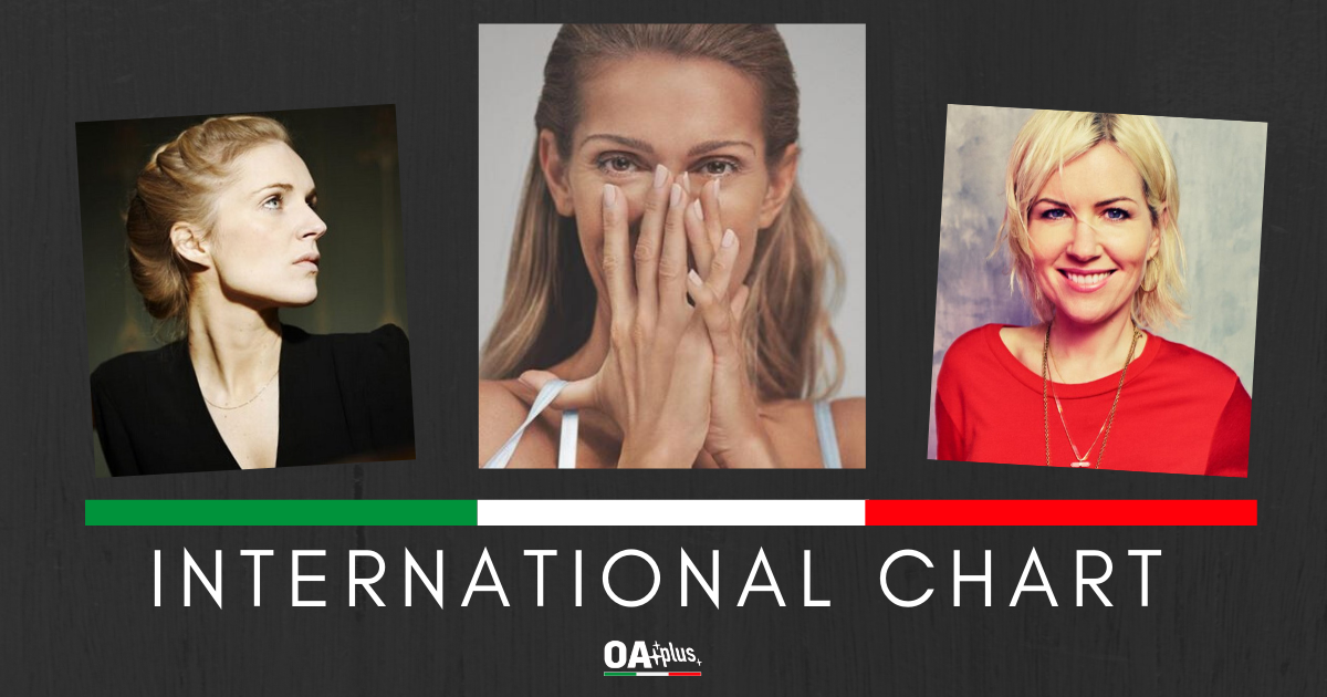 OA PLUS Classifica Internazionale con Celine Dion, Agnes Obel e Dido