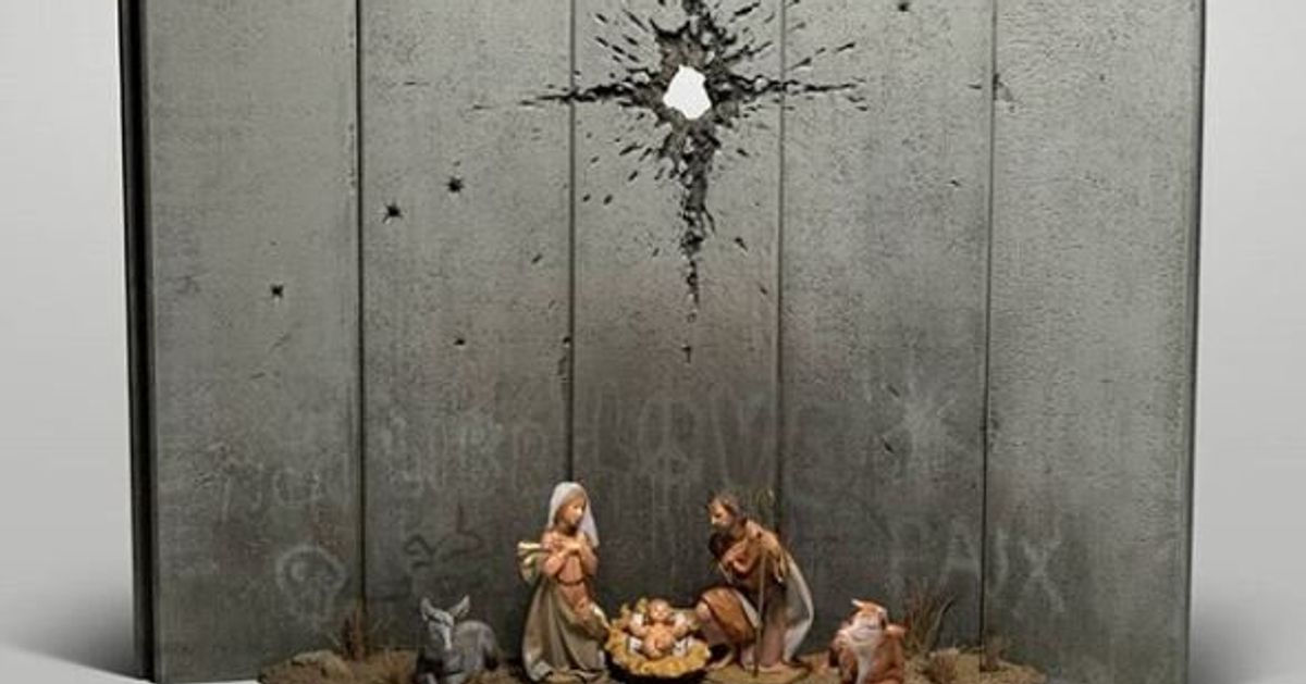 Arte. Ecco il presepe &#8220;contro&#8221; di Banksy