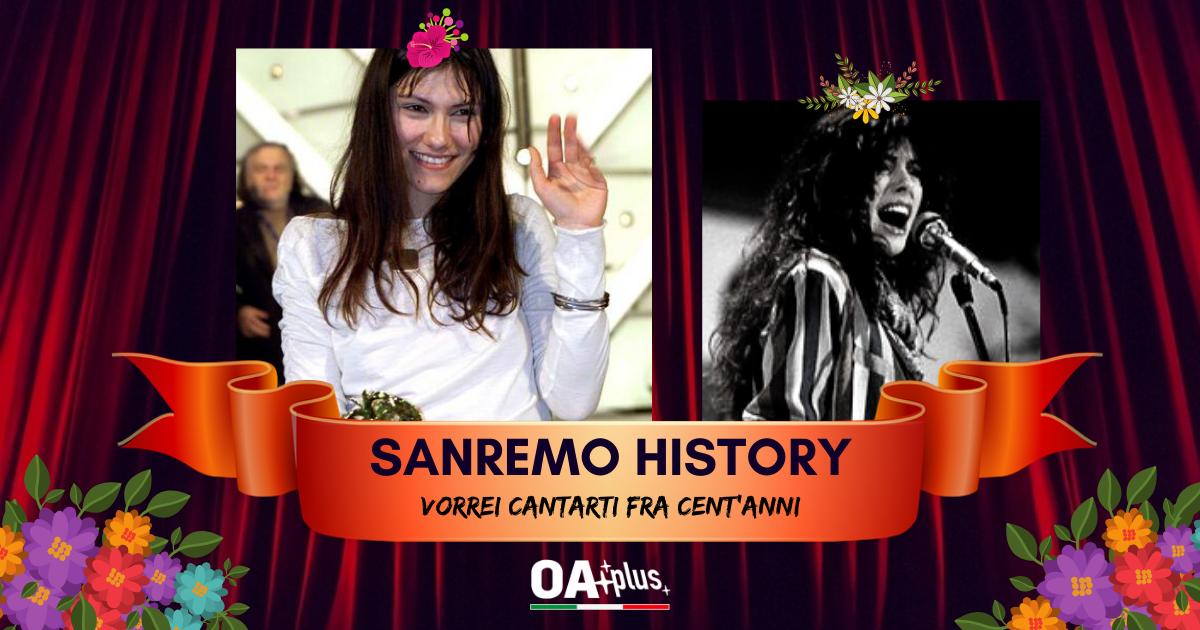 SANREMO HISTORY. Elisa, Alice. VORREI CANTARTI FRA CENT'ANNI