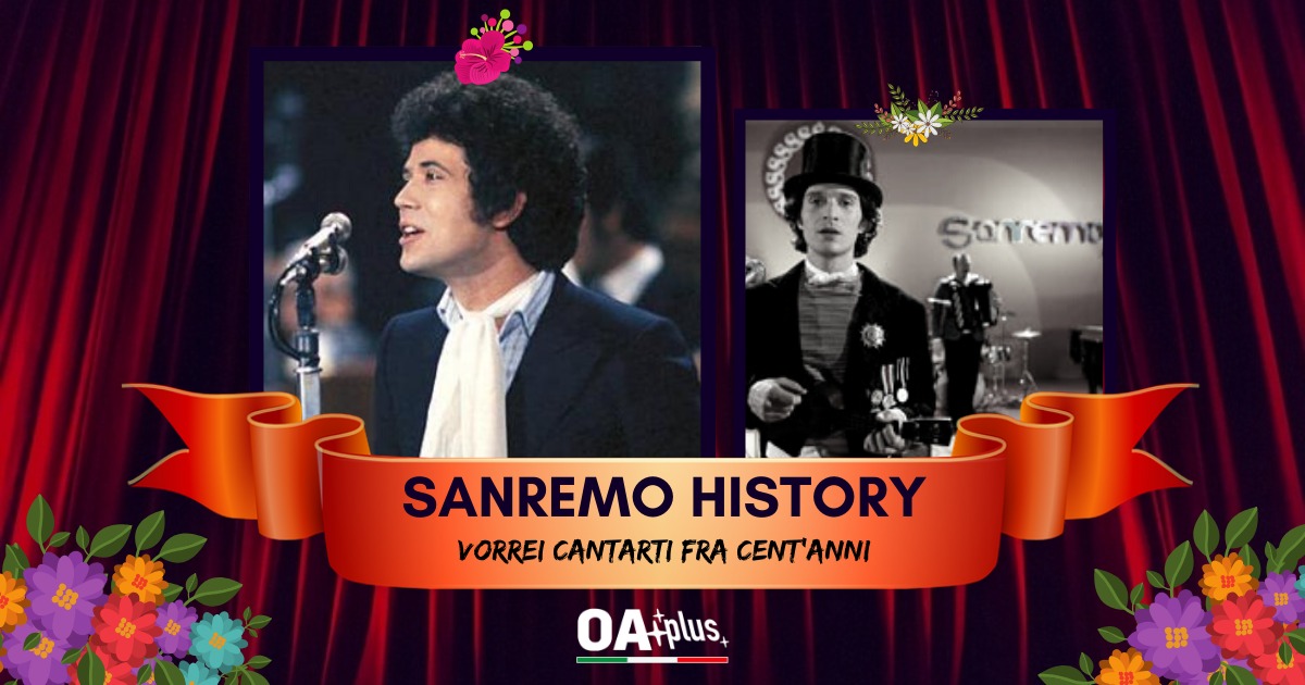 SANREMO HISTORY. Lucio Battisti, Rino Gaetano. VORREI CANTARTI FRA CENT'ANNI