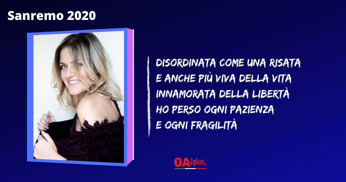 irene grandi testo canzone sanremo 2020 "finalmente io"