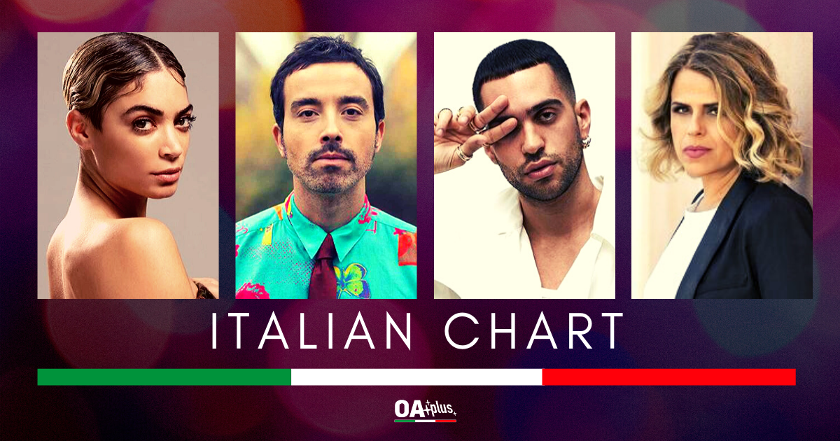 CLASSIFICA ITALIANA OA PLUS con Mahmood Diodato Elodie Tosca