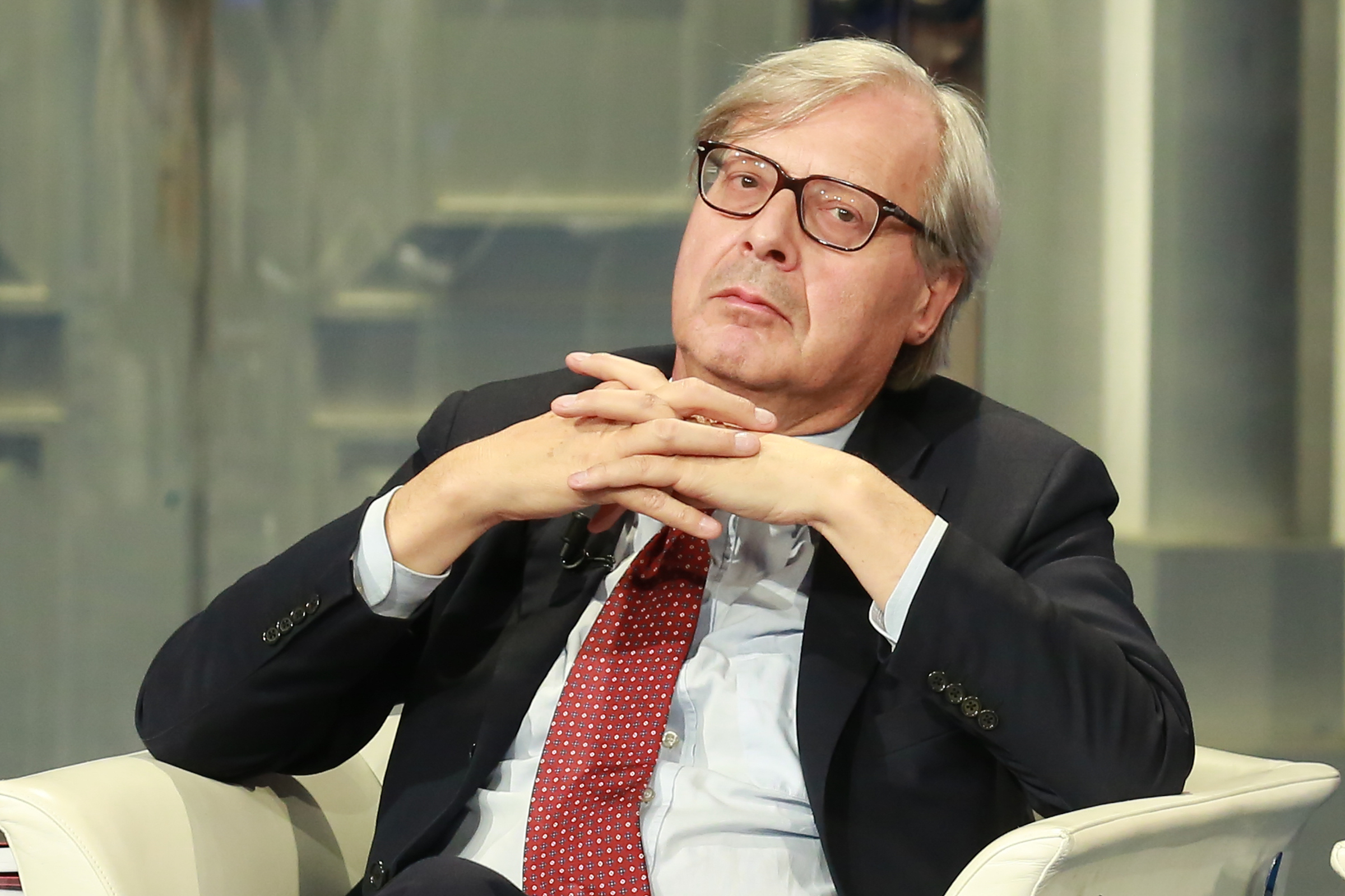 Vittorio Sgarbi a Porta a Porta