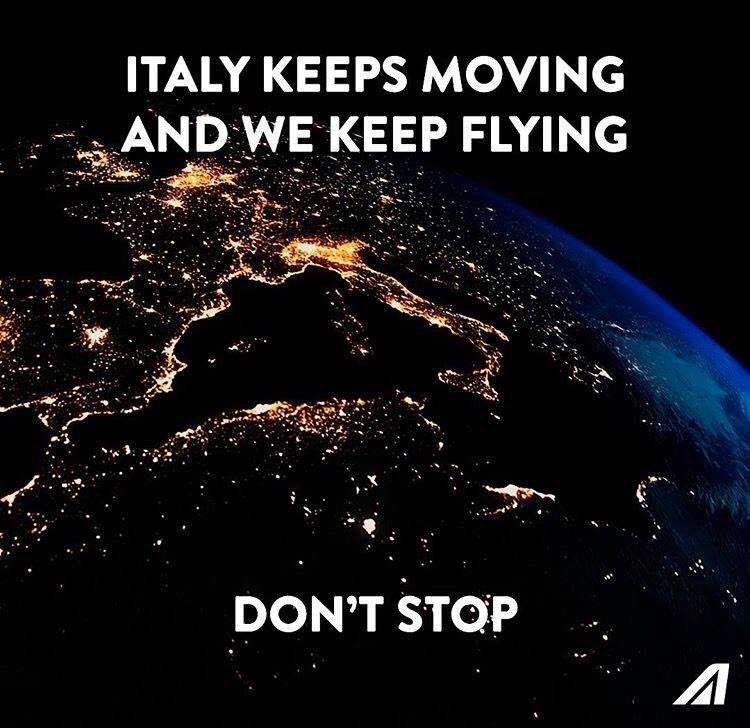 Alitalia Spot "Non smettere di volare"