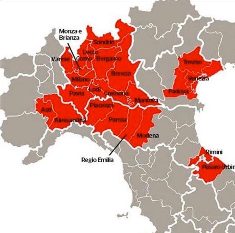 Mappa Coronavirus