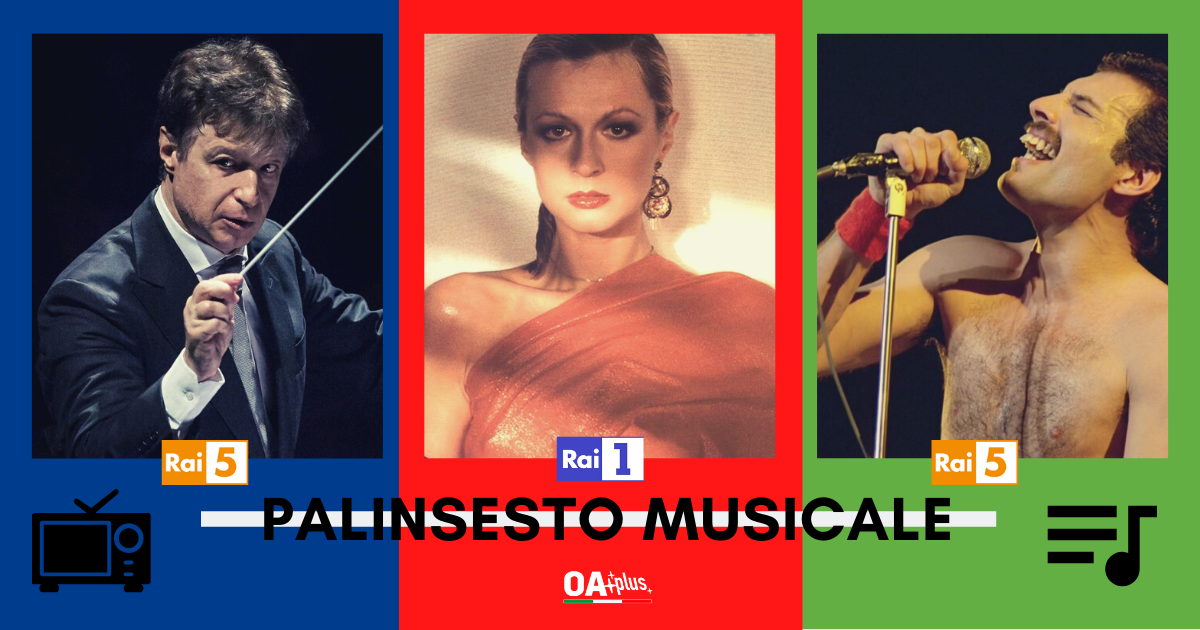 Palinsesto Musicale. Freddie Mercury, Loretta Goggi, Sergej Rachmaninov, Roberto Abbado