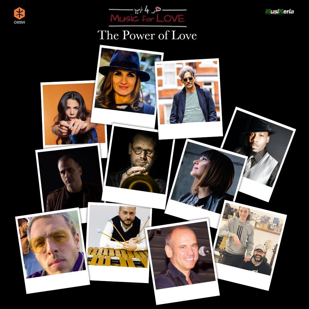 THE POWER OF LOVE - MIETTA - SILVIA MEZZANOTTE - SIMONA BENCINI - FABRIZIO BOSSO - MARIO ROSINI - PNUCC - GIUSEPPE MAZZAMUTO - SONNY KING - CORONAVIRUS 