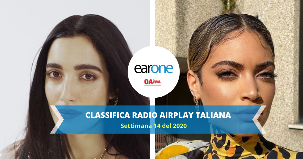 classifica earone radio italia: Elodie sale, Levante sempre prima