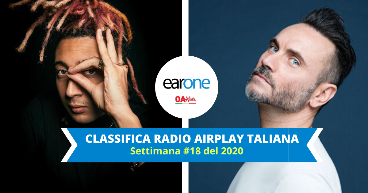 EARONE Airplay italiana settimana #17: Ghali coquista la vetta, Nek sale in Top 10