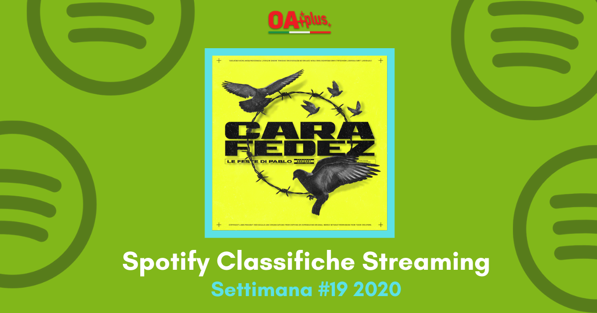 classifiche streaming spotify settimana 19 2020