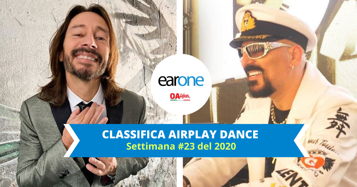 classifica dance airplay earone: bob sinclar e Gigi D'Agostino in Top 10