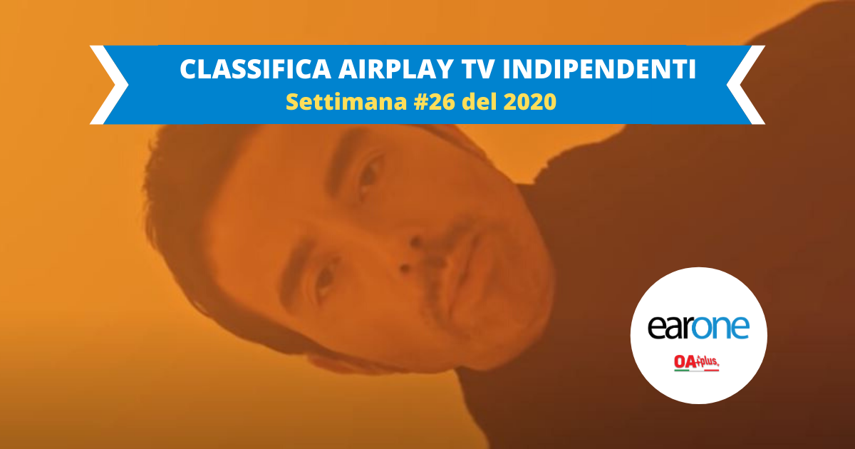 diodato in top 10 con "fai rumore" e un'altra estate" - classifica earone airplay tv indipendenti