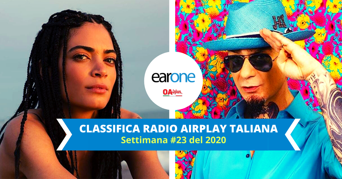 classifica radio earoneairplay italia: elodie j-ax