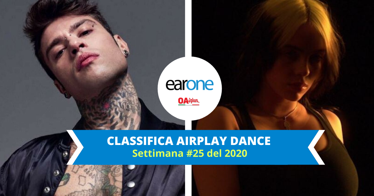 Fedez e Robert Miles debuttano sul podio: classifica earone airplay dance