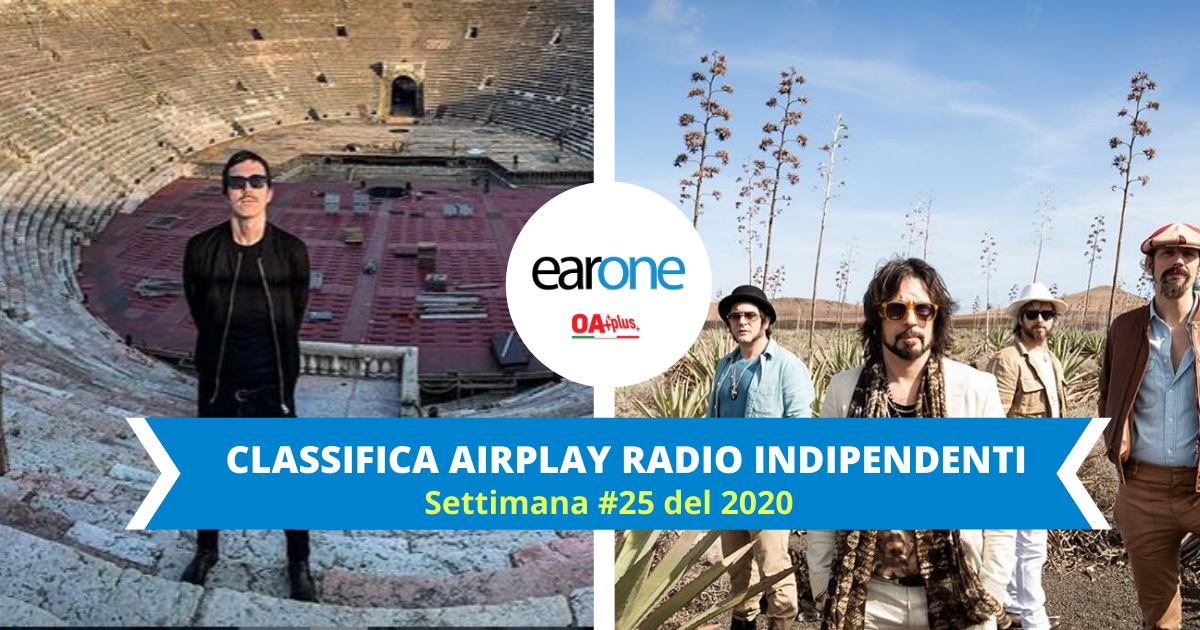 classifica radio indipendneti: le vibrazioni in top 10, sale Diodato