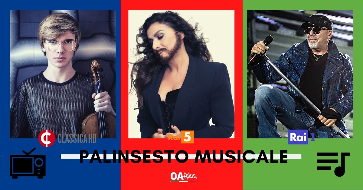 Rubrica, PALINSESTO MUSICALE. Vasco Rossi, Cecilia Bartoli, Yury Revich, Franco D'Andrea, Trio Bobo