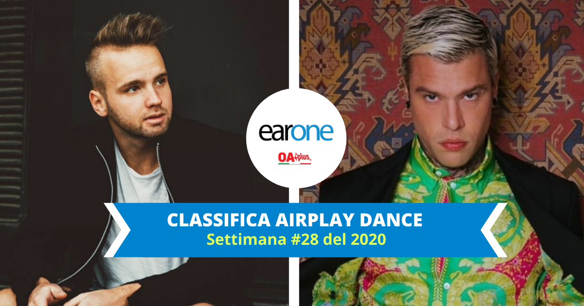 Topic e A7S alla 1, Fedez sale alla 2 - classifica airplay dance earone