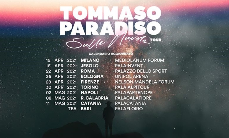 Tommaso Paradiso, svelate le nuove date del tour: si svolgerà nella primavera del 2021