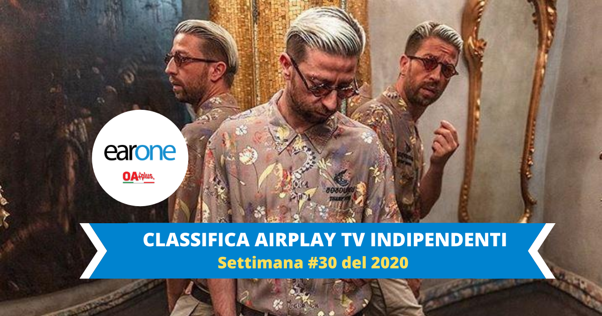 DANTI VOLA AL PRIMO POSTO DELLA CLASSIFICA AIRPLAY TV INDIPENDENTI EARONE