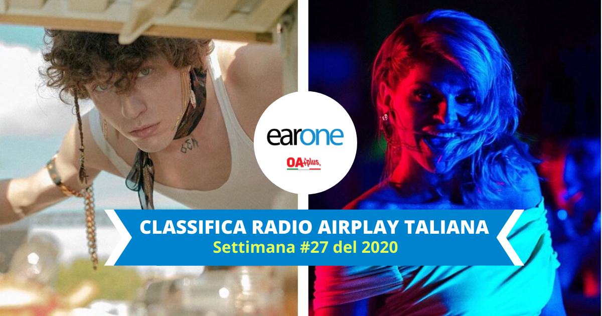 Irama vola alla 1, AMoroso e Boomdabash conquistano il podio: classifica radio italiani