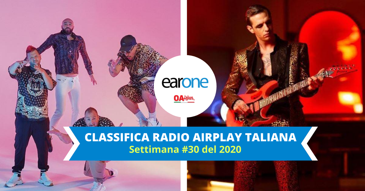 earone airplay italiana settimana 30 2020