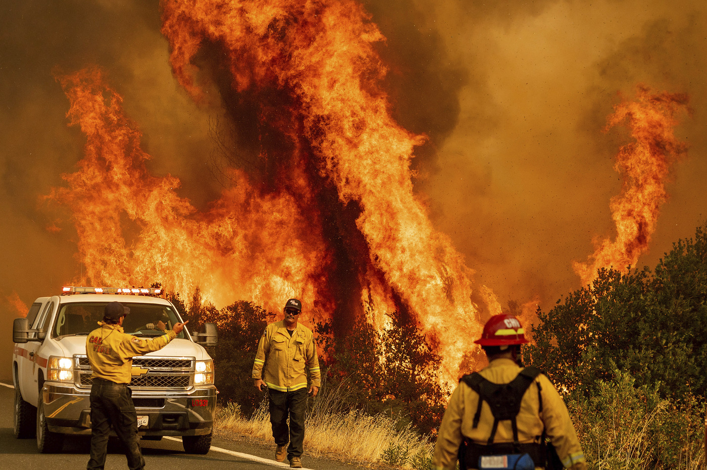 Incendi in California