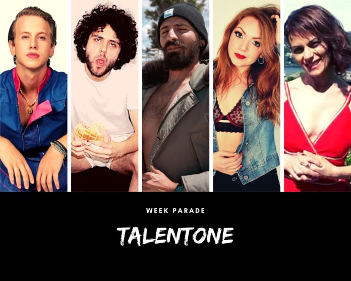 Rubrica, TALENTONE. Giacomo Eva, Gabriele Troisi, Valentina Rizzi, Antonella Bucci, La Malasorte
