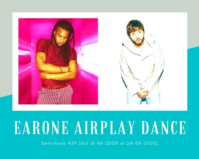 Classifica Radio EarOne Airplay Dance, week 39: Mnek risale, James Arthur (firmato Lewis Capaldi) funziona