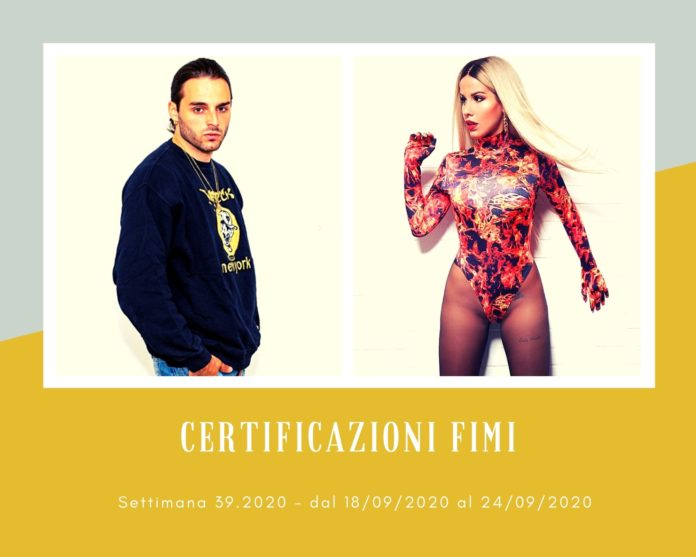 Certificazioni FIMI, week 39: Ernia e Baby K due superclassici dell'estate. Ultimo batte Mahmood