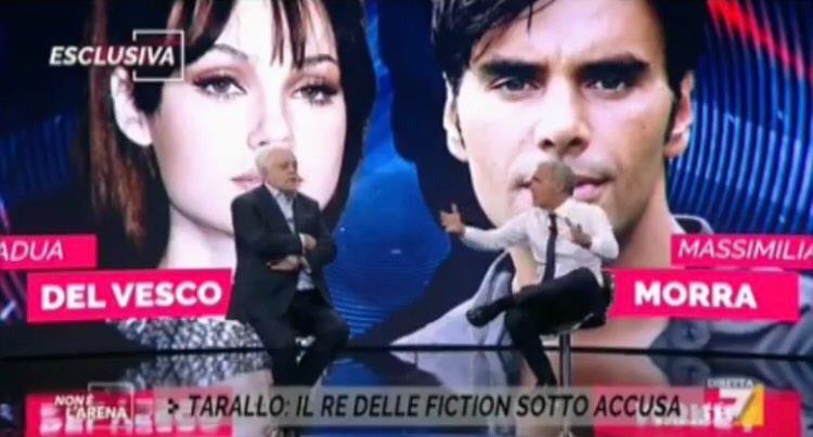 Alberto Tarallo choc da Giletti: “La storia tra Adua Del Vesco e Massimiliano Morra è stata creata a tavolino” VIDEO