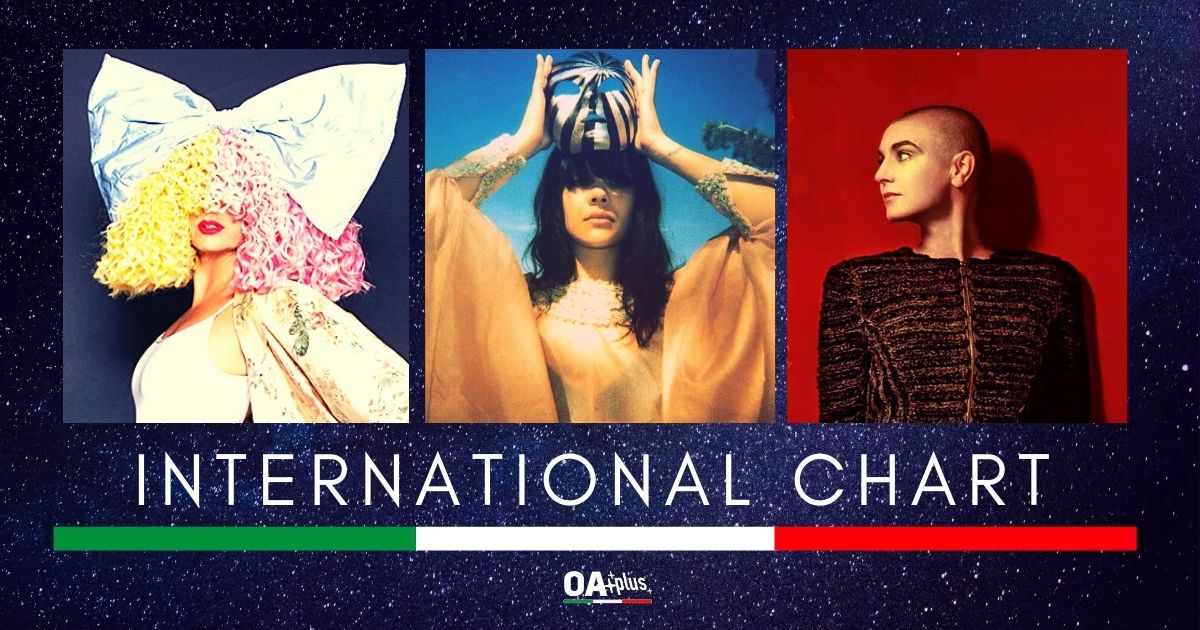 OA PLUS INTERNATIONAL CHART (Week 35/2020): Una top 3 di novità al femminile con Sia, Sinead O'Connor e Bat for Lashes