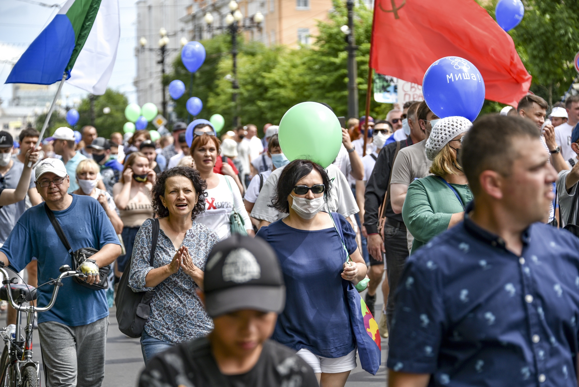 Russia, ancora proteste per l'arresto del governatore di Khabarovsk