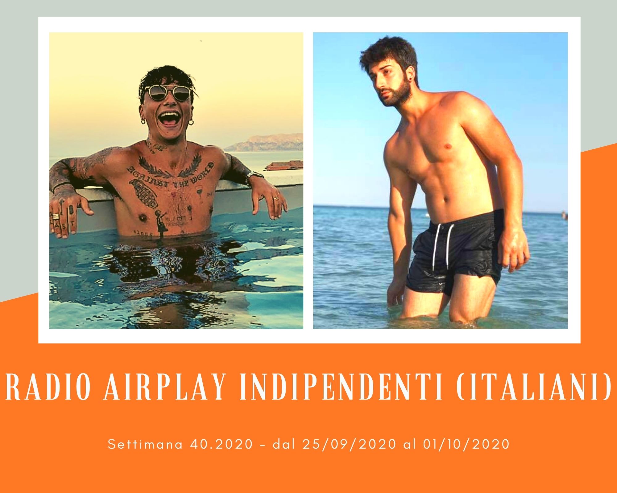 Classifica Radio Airplay Indipendenti Italiani, week 40: L&#8217;ultimo di Ultimo in vetta, Luca e Luca debuttano