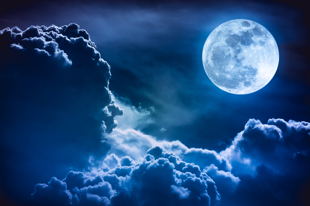 Ottobre 2020, Marte e una rara Luna Blu protagonisti del cielo