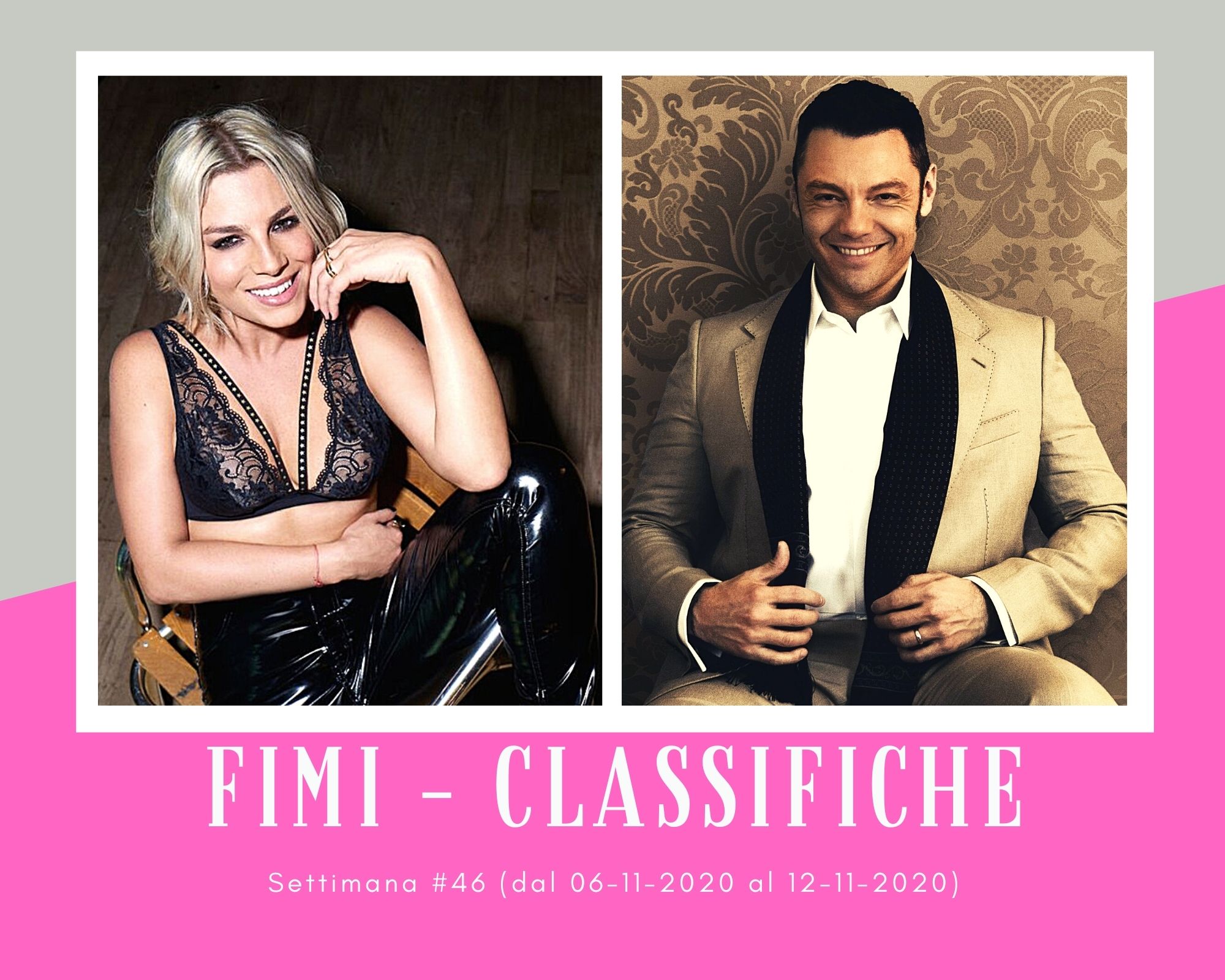Classifiche FIMI, week 46. Boom per Emma e Tiziano Ferro in vinile. Ariana Grande preferita a Kylie Minogue