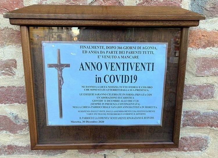 Cuneo. Parroco celebrerà il funerale dell&#8217;anno Covid 2020