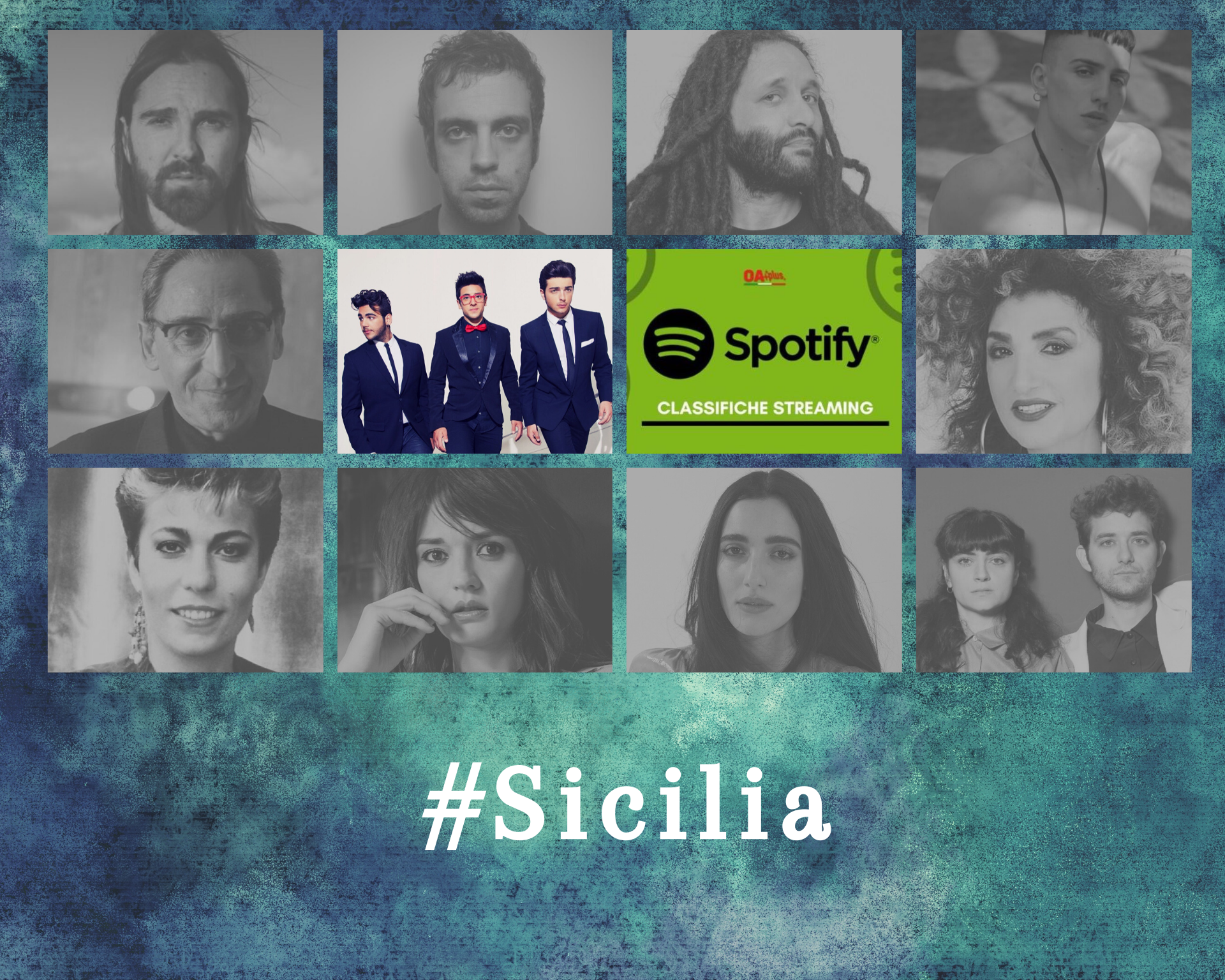Cantanti della Sicilia più ascoltati su Spotify: Il Volo batte Battiato. In testa anche Mario Biondi e Levante