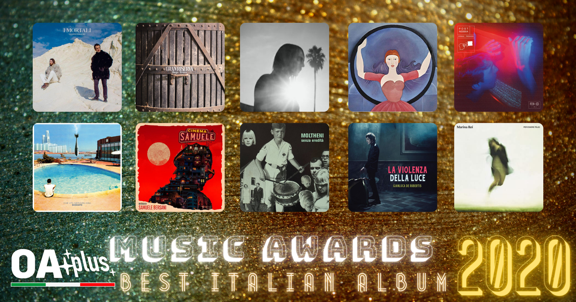 OA PLUS MUSIC AWARDS 2020. Quali sono i “Migliori Album Italiani” dell’anno? Vincono Colapesce Dimartino – ECCO LA TOP 10