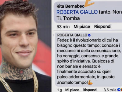 Mei, Rubrica. MUSICA IN GIALLO. ”Fedez, il rivoluzionario non privo di contraddizioni di cui ha bisogno quest’epoca contraddittoria, feroce, velocissima, social – dipendente: chi non ha peccato o scagli il suo dislike!