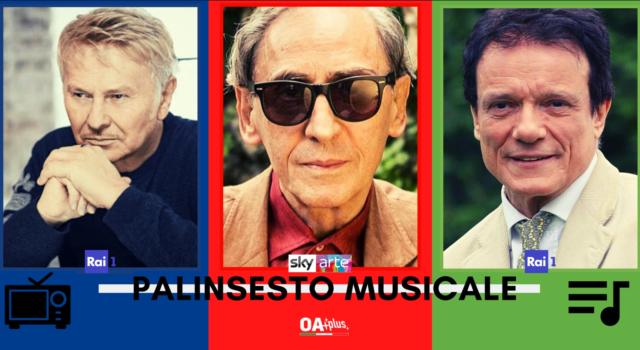 Rubrica, PALINSESTO MUSICALE: Ron, Franco Battiato, Massimo Ranieri