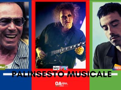 Rubrica, PALINSESTO MUSICALE: Antonello Venditti, The Cure, Diodato