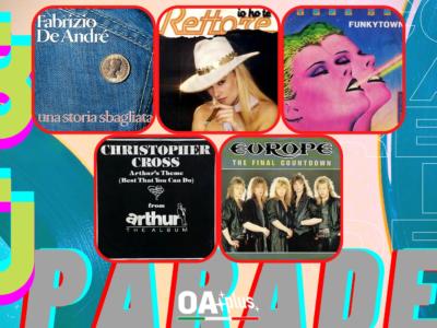 Rubrica, 80PARADE. Fabrizio De Andrè, Rettore, Lipps Inc, Christopher Cross, Europe