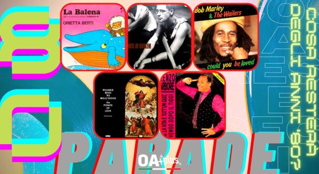 Rubrica, 80PARADE. Orietta Berti, U2, Bob Marley, Frankie Goes to Hollywood, Renzo Arbore