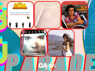 Rubrica, 80PARADE. Annie Lennox & Al Green, Rockets, Mino Reitano, Gazebo, Claudia Mori