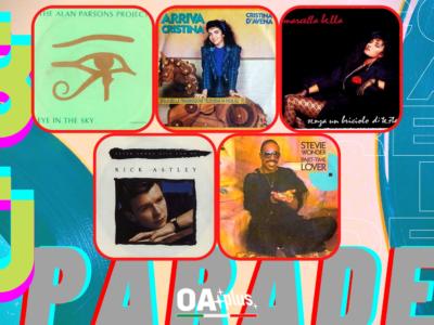 Rubrica, 80PARADE. Alan Parsons Project, Cristina D’Avena, Marcella, Rick Astley, Stevie Wonder