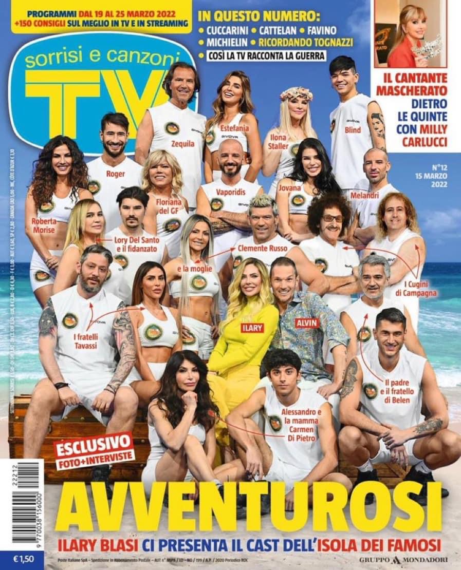 Isola dei Famosi, Tv Sorrisi e Canzoni pubblica la foto del cast al completo
