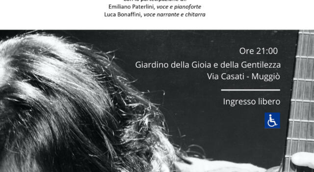 Stella Bassani in concerto per la pace a Muggiò