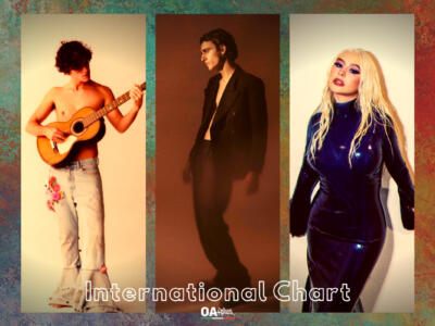 OA PLUS INTERNATIONAL CHART (WEEK 15/2022): podio inedito con Christina Aguilera, Guitarricadelafuente e Tamino