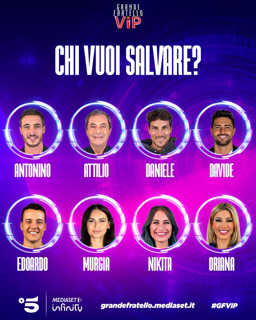 LIVE GFVIP7, puntata di Lunedì 13 Febbraio 2023. Martina gelosa di Daniele. Ivana in crisi per Luca? In 8 a rischio eliminazione