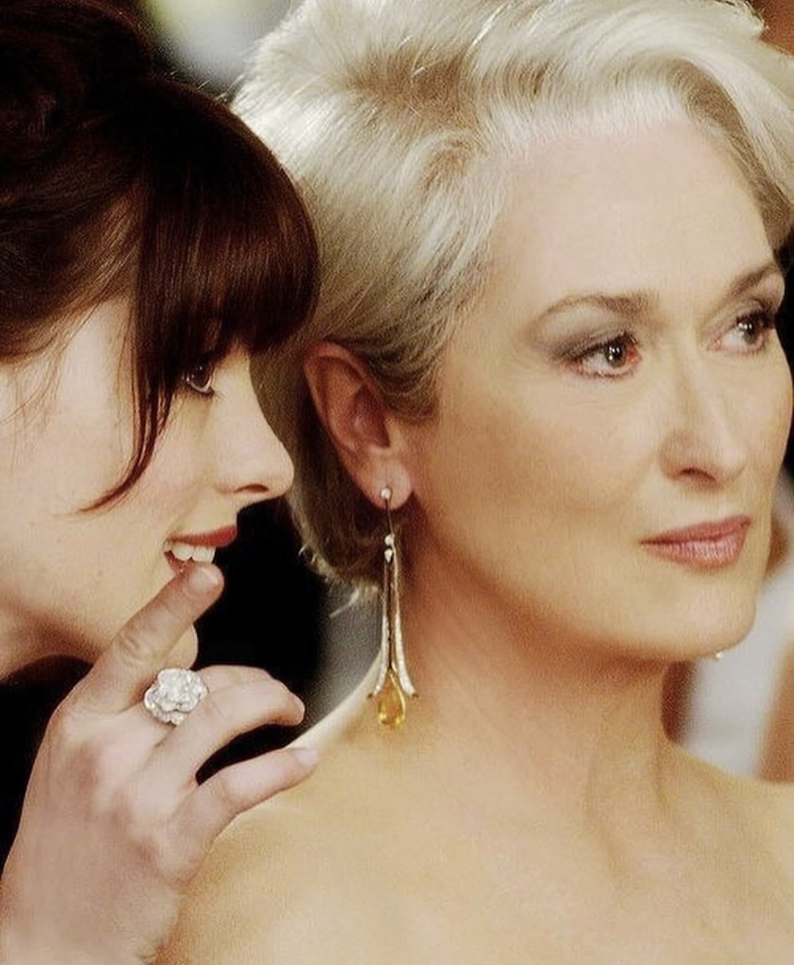 Reunion a sorpresa tra Anne Hathaway e Meryl Streep